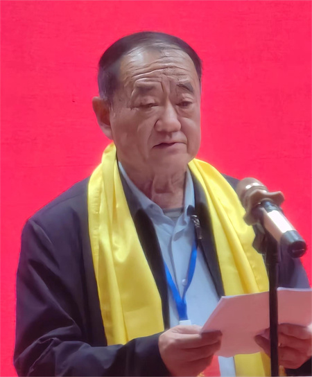 《滕厚强》在连云港南阳朐山堂滕姓通谱迎灯接谱仪式上的发言