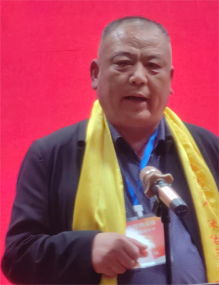 《滕广华》在连云港南阳朐山堂滕姓通谱迎灯接谱仪式上的发言